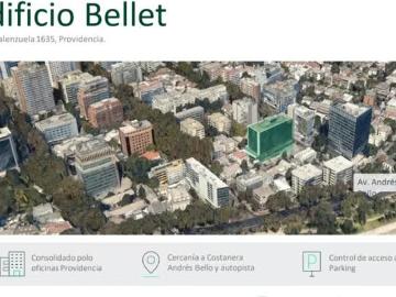 Oficina en arriendo en Providencia | Espacios por CLF 72.06 en Providencia