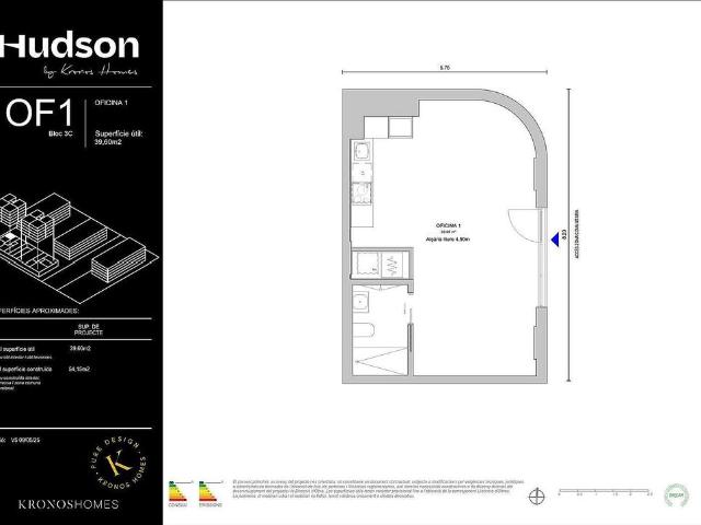 Oficina en venta en calle De la Masia Nova, Sant Pere de Ribes, de 40 m² por 115.000