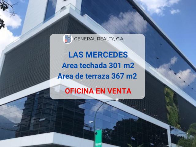 OFICINA EN VENTA LAS MERCEDES 301 M2 MAS TERRAZA