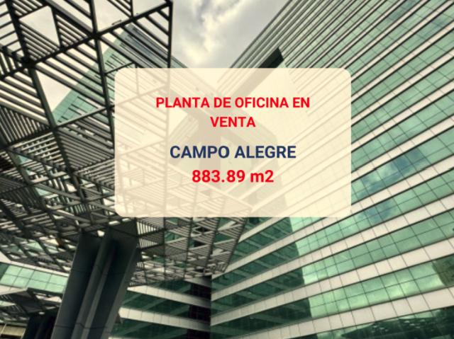 OFICINA EN VENTA 883.89 M2 CAMPO ALEGRE