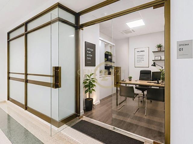 Oficina Premium en el Distrito Financiero de Málaga | Doble acceso y distribución flexible