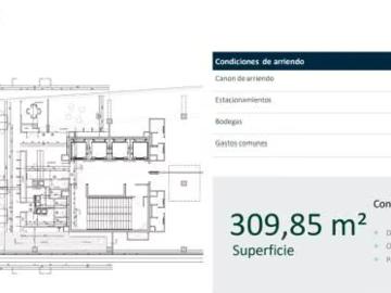 OFICINA Providencia/Antonio Bellet | Espacios por CLF 145.63 en Providencia