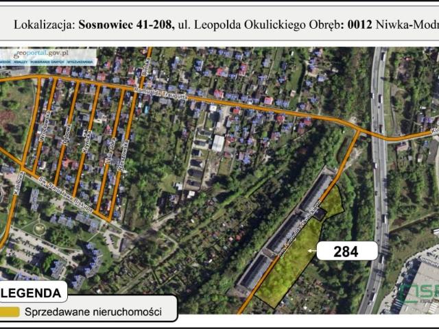 Okulickiego 11 283 m², Sosnowiec