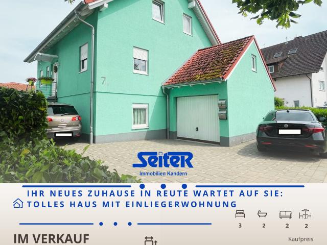 Schickes Haus mit vermieteter ELW in Reute Miete 520 Euro