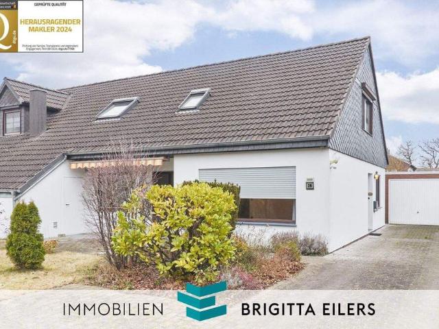 OHNE KÄUFERPROVISION: Solide Doppelhaushälfte mit Terrasse und Garten in ruhiger Lage Thedinghausens