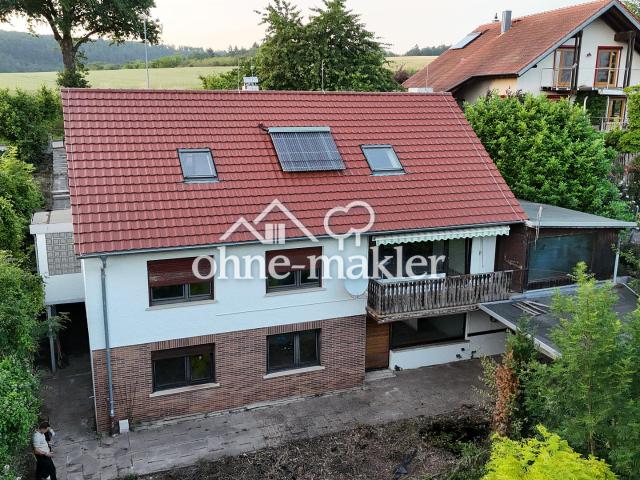 OHNE PROVISION* Großzügiges Zweifamilienhaus inkl. ELW & 256m² Wohnfl 3x Garagen, 2x Balkone