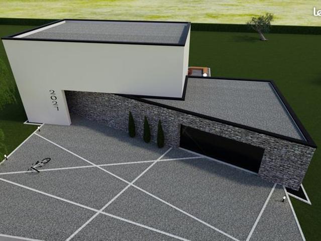 Ohlungen, maison à toit plat de 115m²