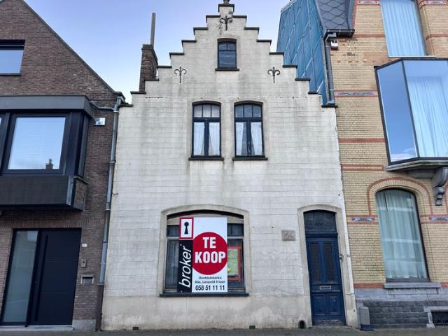 Oostduinkerke, dorpswoning met zuidwest gerichte tuin
