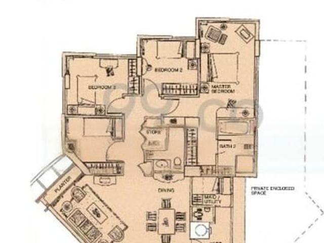 Oleander Towers D12, Apartment