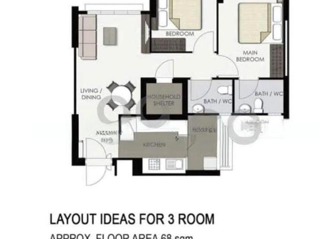 Oleander Breeze @ Yishun. HDB 3 Rooms