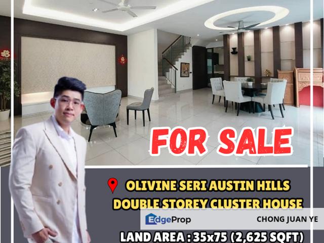 Olivine, Seri Austin Hills. Double Storey Cluster For Withh Good Condition