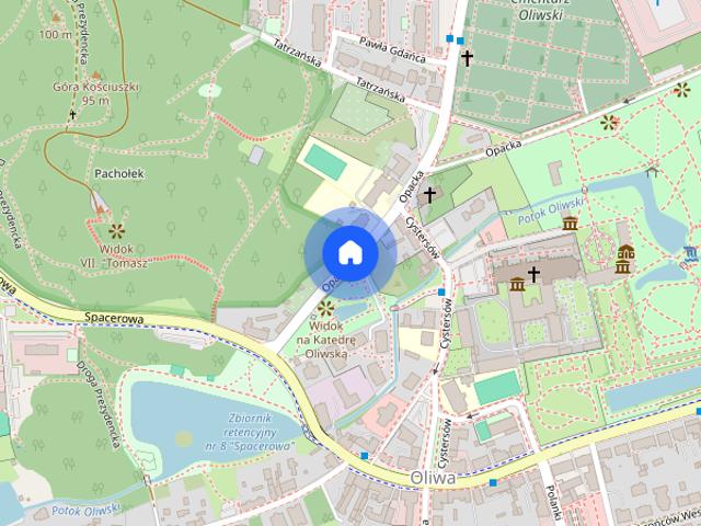 Oliwski Park, w sercu Oliwy, zielona okolica