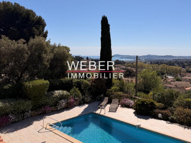 OLLIOULES Villa 200 m2 Piscine Aperçu mer