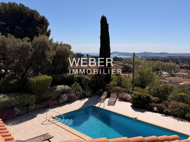 OLLIOULES Villa 200 m2 Piscine Aperçu mer