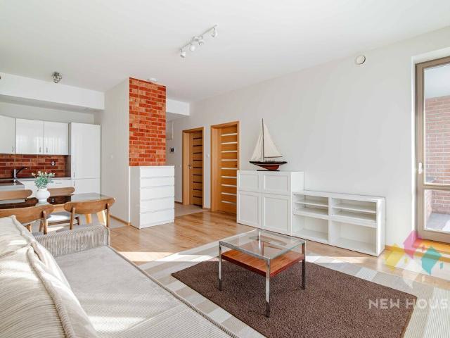 Nowoczesny apartament 2 pok. z tarasem i widokiem na Łynę
