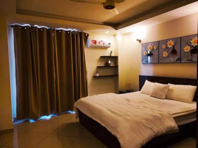 One bad appartment in grande fully furnished available for rent Rawalpindi Bahria Town Rawalpindi ID 35045