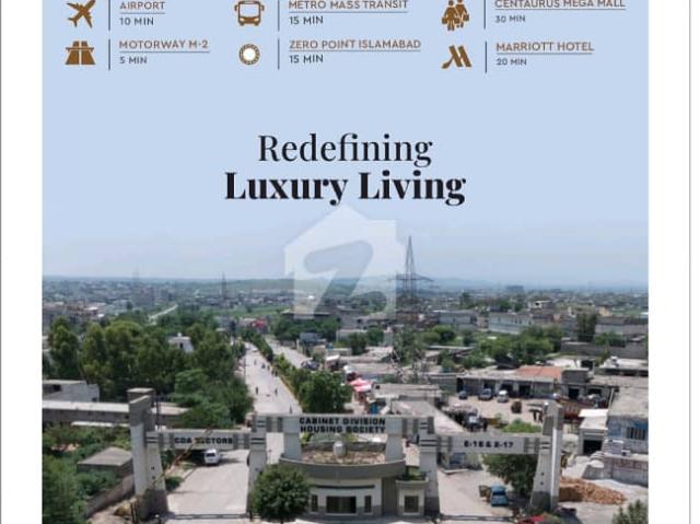 One Bed Apartment For Sale In The Boulevard II On Installments, Cabinet Division Sector E 16/3 Islamabad