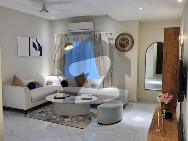 One Bed Fully Furnished Apartment for rent near market serious client only Bahria Town Sector C
