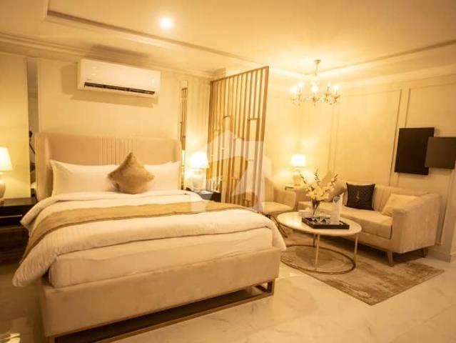 One Bed Furnished Apartment Available For Rent In Sector D Bahria Town Lahore
