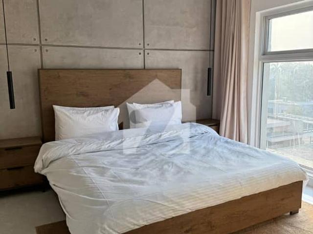 One Bed Furnished Apartment For Rent MM Alam Road Gullberg Lahore