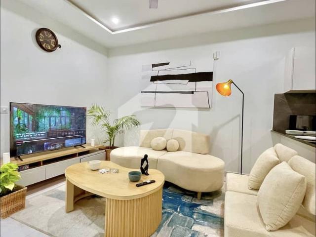 One bed luxury furnished apartment for sale at hot location of bahria town