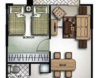 One Bedroom Condo Unit with Balcony in Bacolod City
