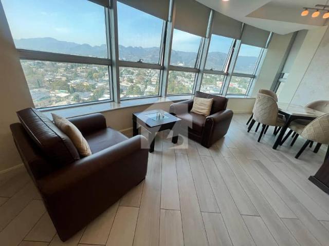 One Bedroom Modern Furnished Corner Apartment Margalla View