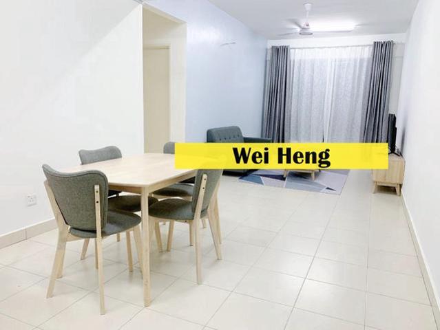 one foresta low floor fully furnished in sungai ara near airport rent