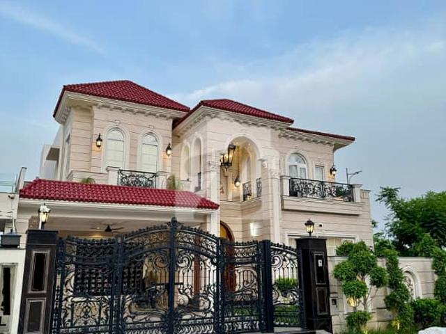 One Kanal Corner Brand New Spanish Design Most Beautiful Semi Furnished Full Basement 7 Bedroom Bungalow For Sale At Prime Location Of DHA Lahore Near To Park Masjid & DHA Raya Fairways Commercial