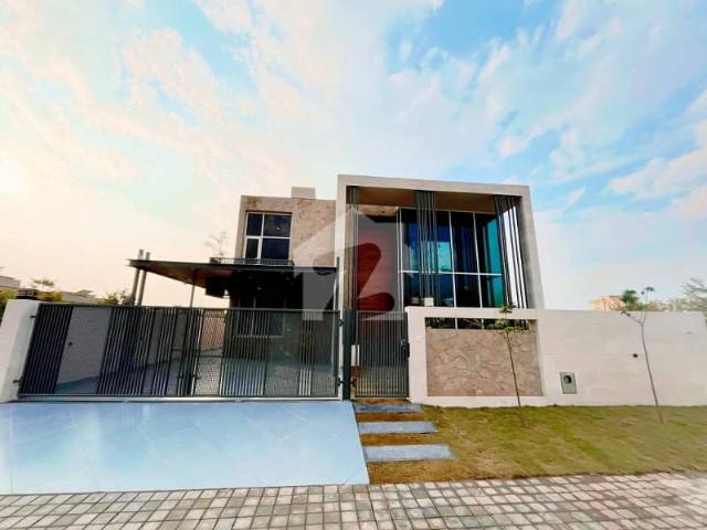 One kanal brand new lush desiner house for sale in dha 2 isb