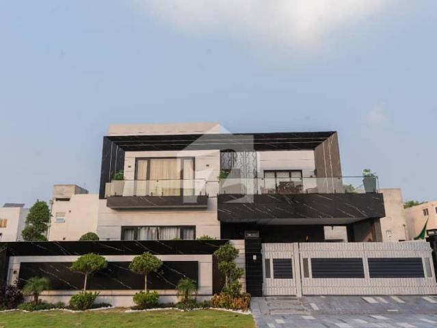 One Kanal Brand New Luxury Ultra Modern Design Most Beautiful Fully Furnished Bungalow 2 Servant Quarter In Basement 17KV Solar Attached For Sale At Prime Location Of DHA Lahore Near To Park Masjid & Commercial Market