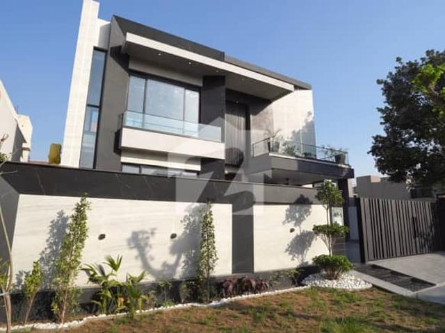 One Kanal Brand New Luxury Ultra Modern Design Most Beautiful Fully Furnished Bungalow 2 Servant Quarter In Basement For Sale At Prime Location Of DHA Lahore Near To Park Masjid & Commercial Market