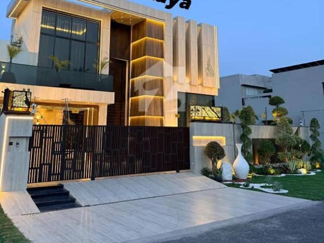 One Kanal Brand New Luxury Ultra Modern Design Most Beautiful Fully Furnished Bungalow 2 Servant Quarter In Basement For Sale At Prime Location Of DHA Lahore Near To Park Masjid & Commercial Market