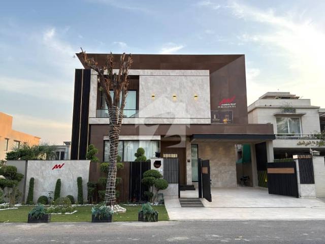 One Kanal Brand New Luxury Ultra Modern Design Most Beautiful Fully Furnished Bungalow 2 Servant Quarter In Basement For Sale At Prime Location Of DHA Lahore Near To Park Masjid & DHA Raya Fairways Commercial