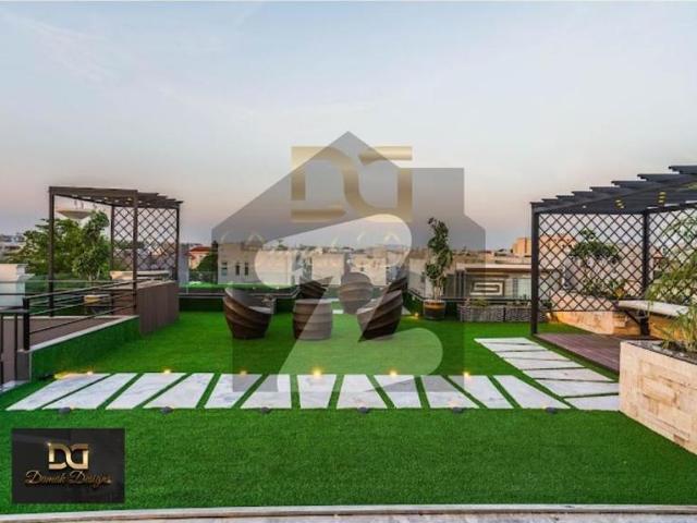 One Kanal Brand New Luxury Ultra Modern Design Most Beautiful Fully Furnished Rooftop Garden Bungalow 2 Servant Quarter In Basement For Sale At Prime Location Of DHA Lahore DHA Phase 6 Block B
