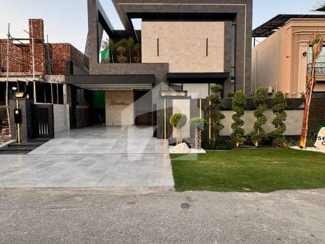 One Kanal Brand New Luxury Ultra Modern Design Most Beautiful Full Basement Fully Furnished Home Theater Swimming Pool Bungalow For Sale At Prime Of DHA Lahore Near To Commercial MARKET