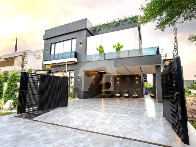 One Kanal Brand New Luxury Ultra Modern Design Most Beautiful Full Basement Fully Furnished Swimming Pool Bungalow For Sale At Prime Location Of DHA Lahore Near To Park & Masjid & Commercial Market