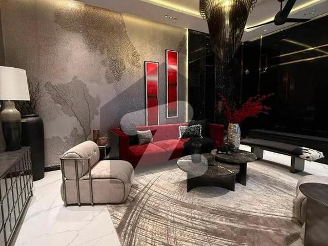 One Kanal Brand New luxury Modern design Fully Furnished Full basement House Available For Rent in DHA Phase 6 Hot location DHA Phase 6