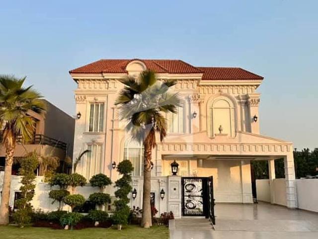 One Kanal Brand New Spanish Design Most Beautiful Full Basement Fully Furnished Swimming Pool Bungalow For Sale At Prime Location Of DHA Lahore Near To Park Masjid & DHA Raya Fairways Commercial