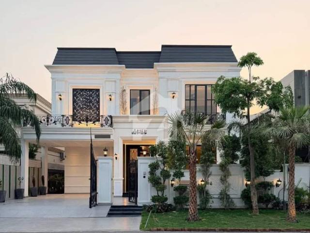 One Kanal Brand New Spanish Design Most Beautiful Swimming Pool Bungalow For Sale At Prime Of DHA Lahore Near To Park Masjid & DHA Raya Fairways Commercial