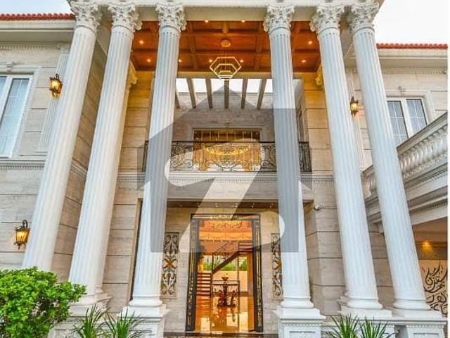 One Kanal Lash Green Lawn + One Kanal Brand New Luxury Spanish Design Most Beautiful Bungalow 2 Servant Quarter In Basement For Sale At Prime Location Of DHA Lahore Near To Park Masjid & DHA Raya Fairways Commercial