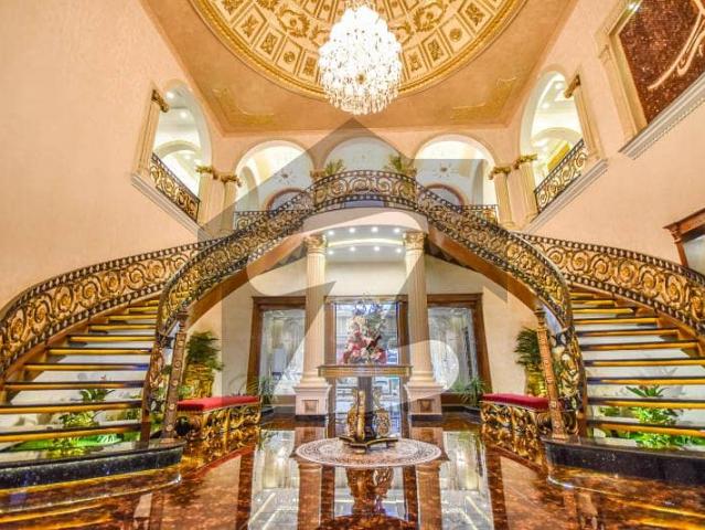One kanal semi furnished spanish villla with grand double hight lobby