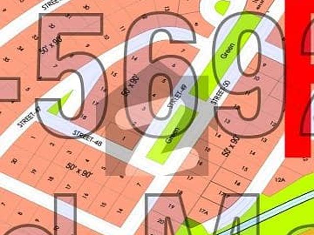 One kanal plot for sale in dha phase 5 sectors F near head office