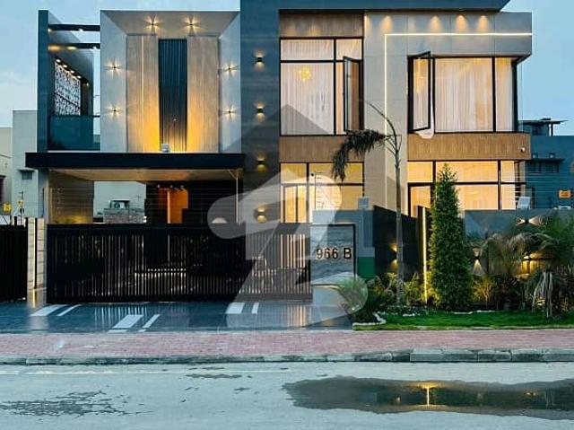 One kanal Ultra Advance Modern Smart Features Designer Brand New House Available For Sale Meeting With Direct Owner