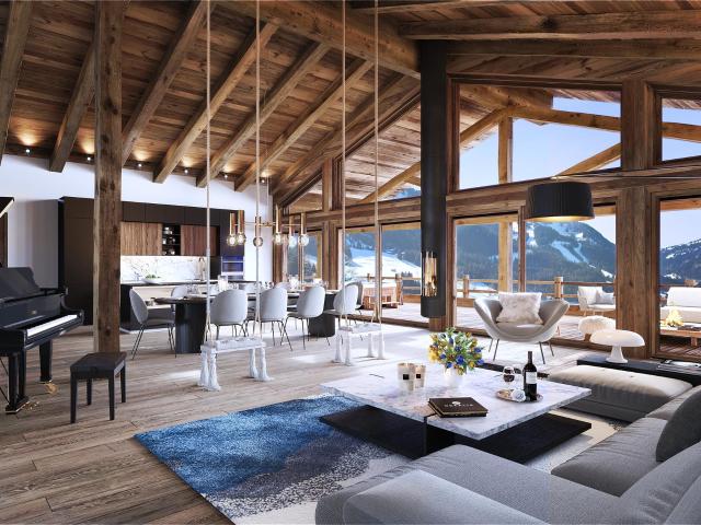 One of the largenst penthouse apartments in Chatel 230m² Châtel