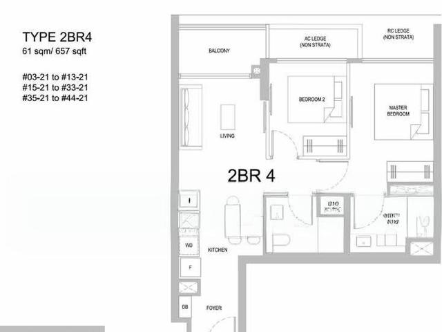 One Marina Gardens D1, Condominium