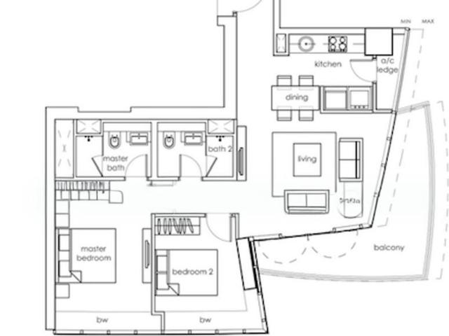 One Shenton D1, Apartment