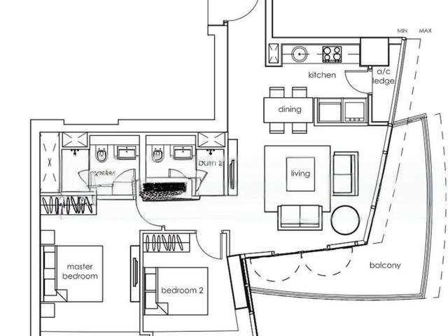 One Shenton D1, Apartment