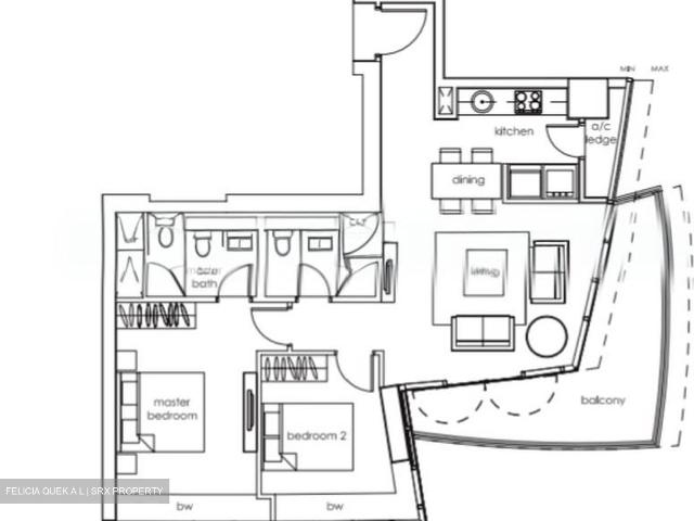 One Shenton D1, Apartment