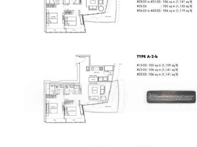 One Shenton D1, Apartment